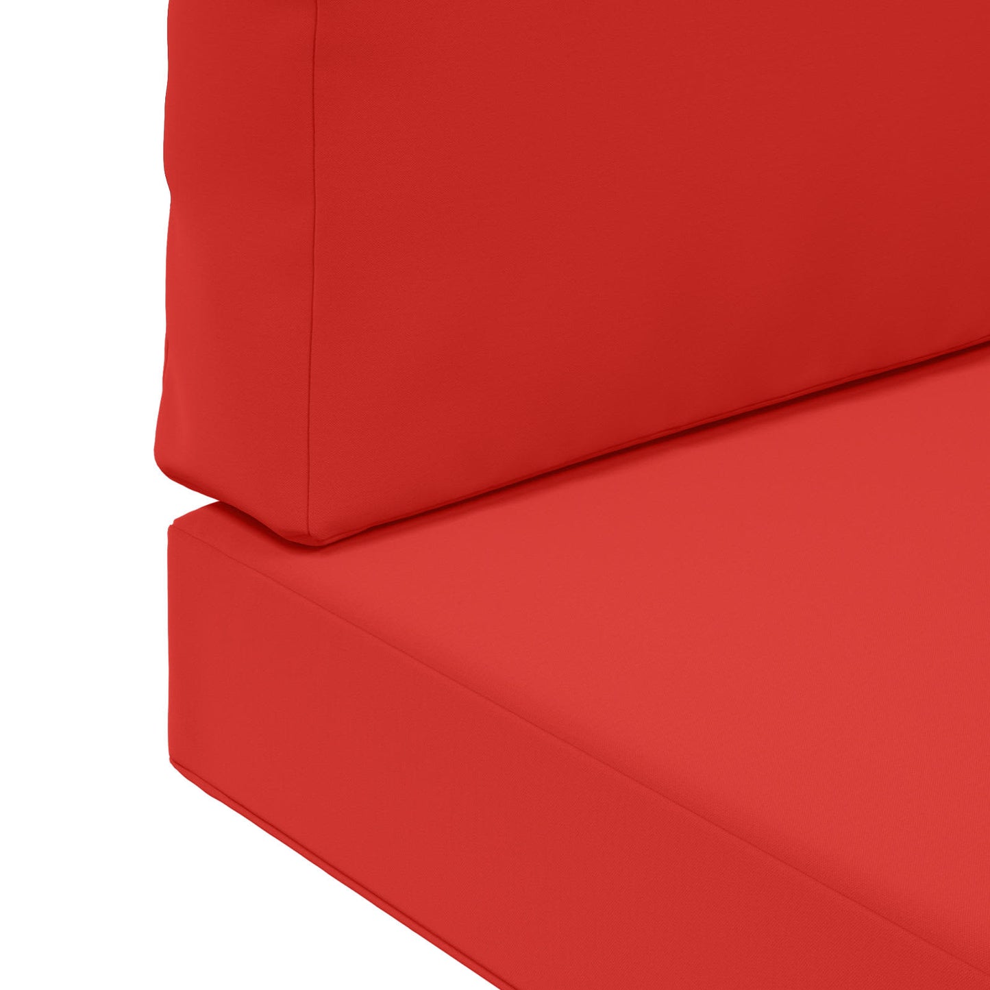 Sofakissen für draußen Polyester Rot 60 x 60 cm