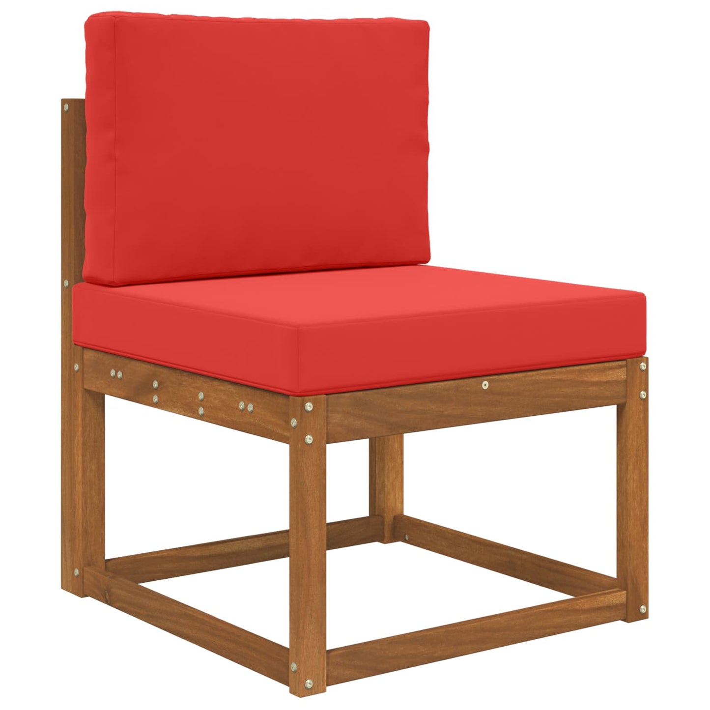 Sofakissen für draußen Polyester Rot 60 x 60 cm