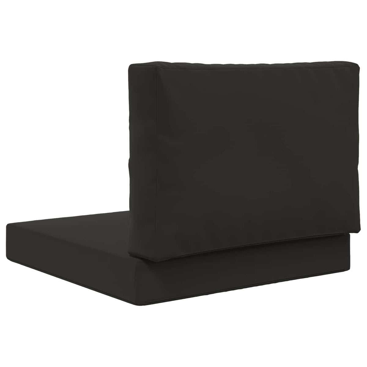 Sofakissen für draußen Polyester Schwarz 60 x 60 cm
