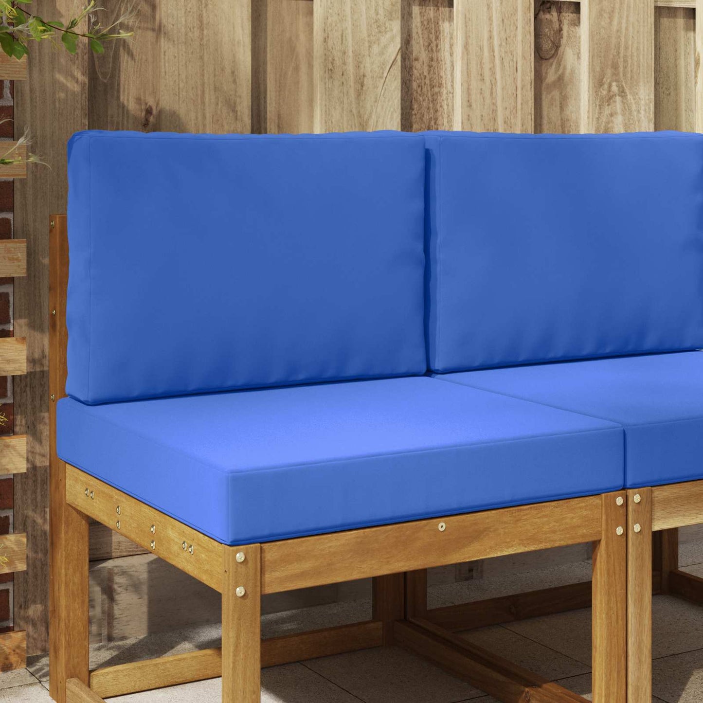 Sofakissen für draußen Polyester Königsblau 60 x 60 cm