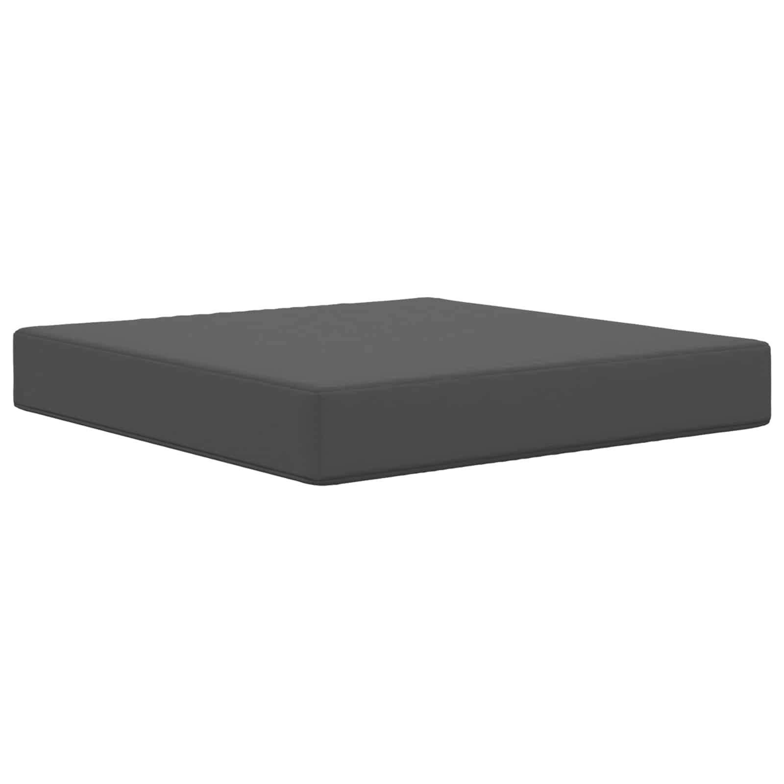 Sofakissen für draußen Polyester Anthrazit 60 x 60 cm