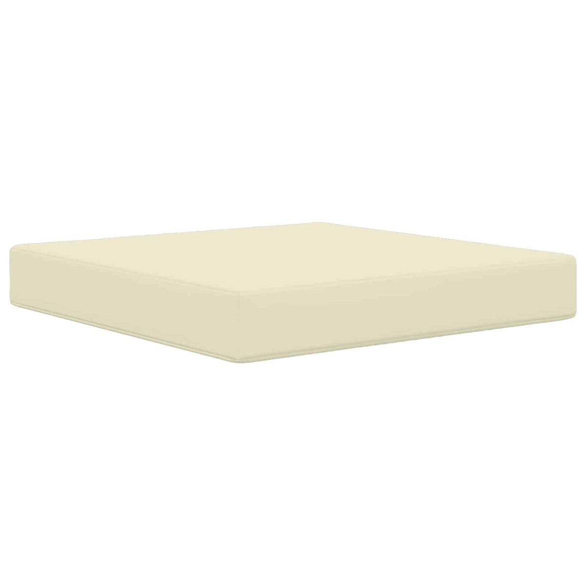 Sofakissen für draußen Polyester Creme 60 x 60 cm