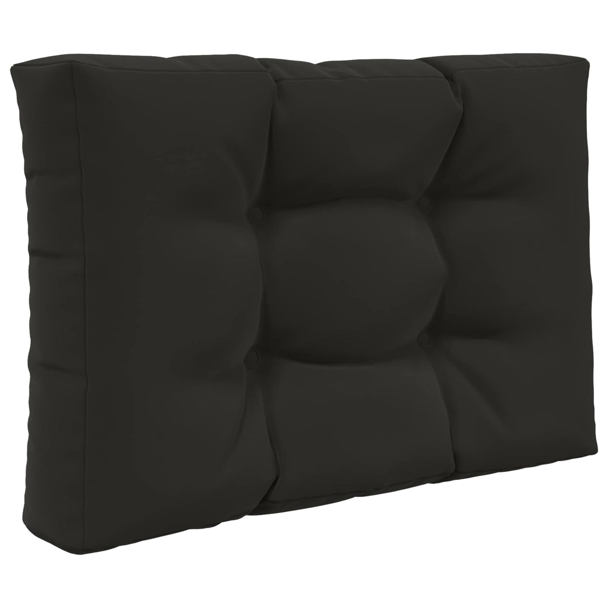 Sofakissen für draußen Polyester Schwarz 60 x 60 cm
