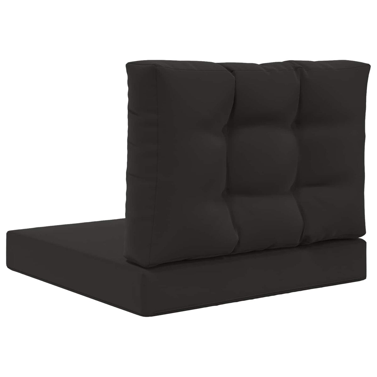 Sofakissen für draußen Polyester Schwarz 60 x 60 cm
