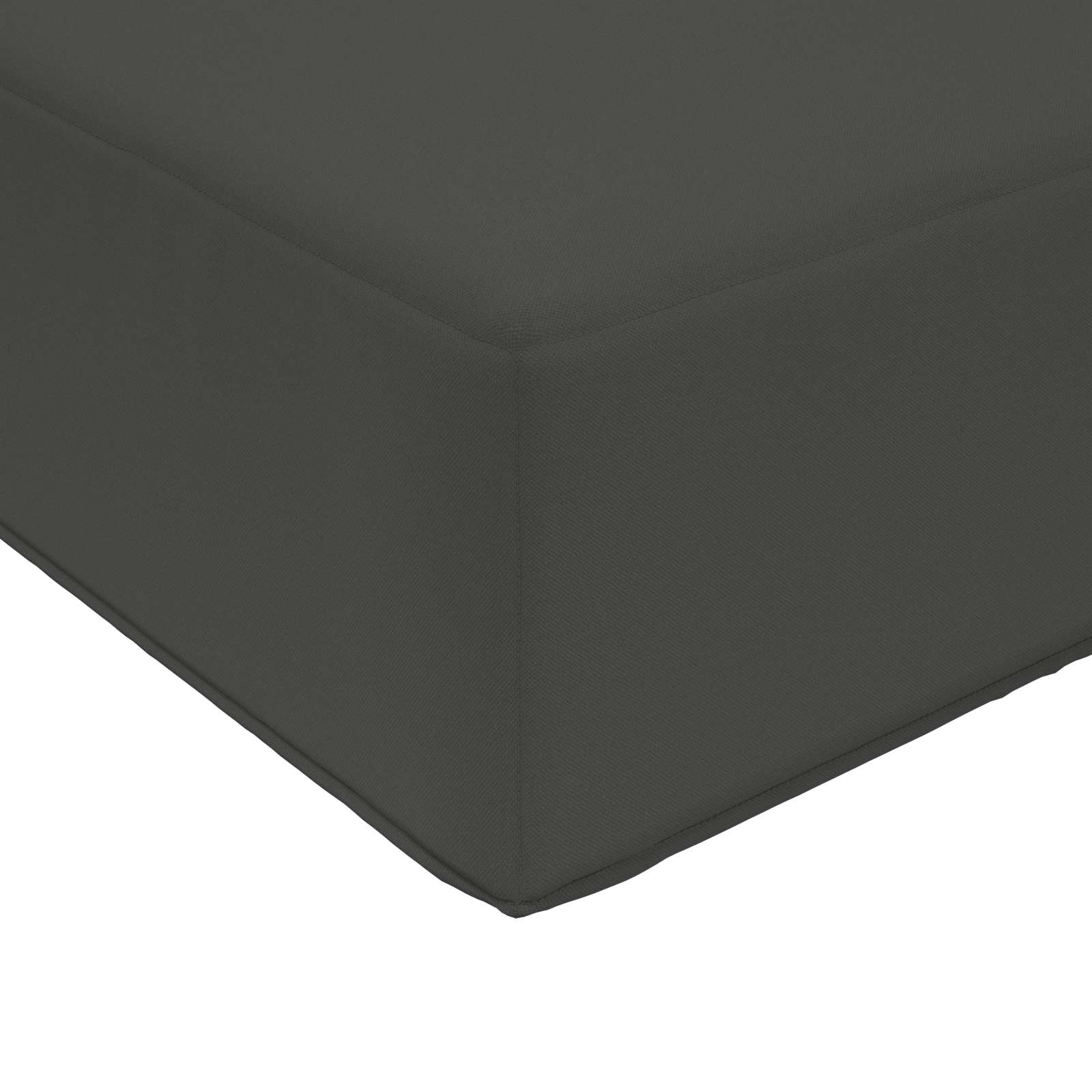 Sofakissen für draußen Polyester Anthrazit 60 x 60 cm