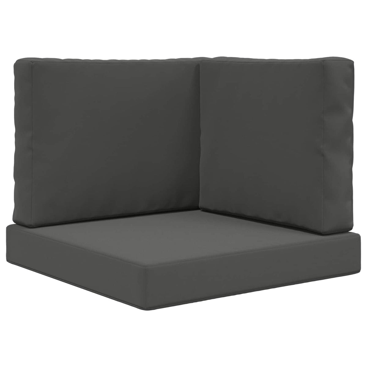 Sofakissen für draußen Polyester Anthrazit 60 x 60 cm