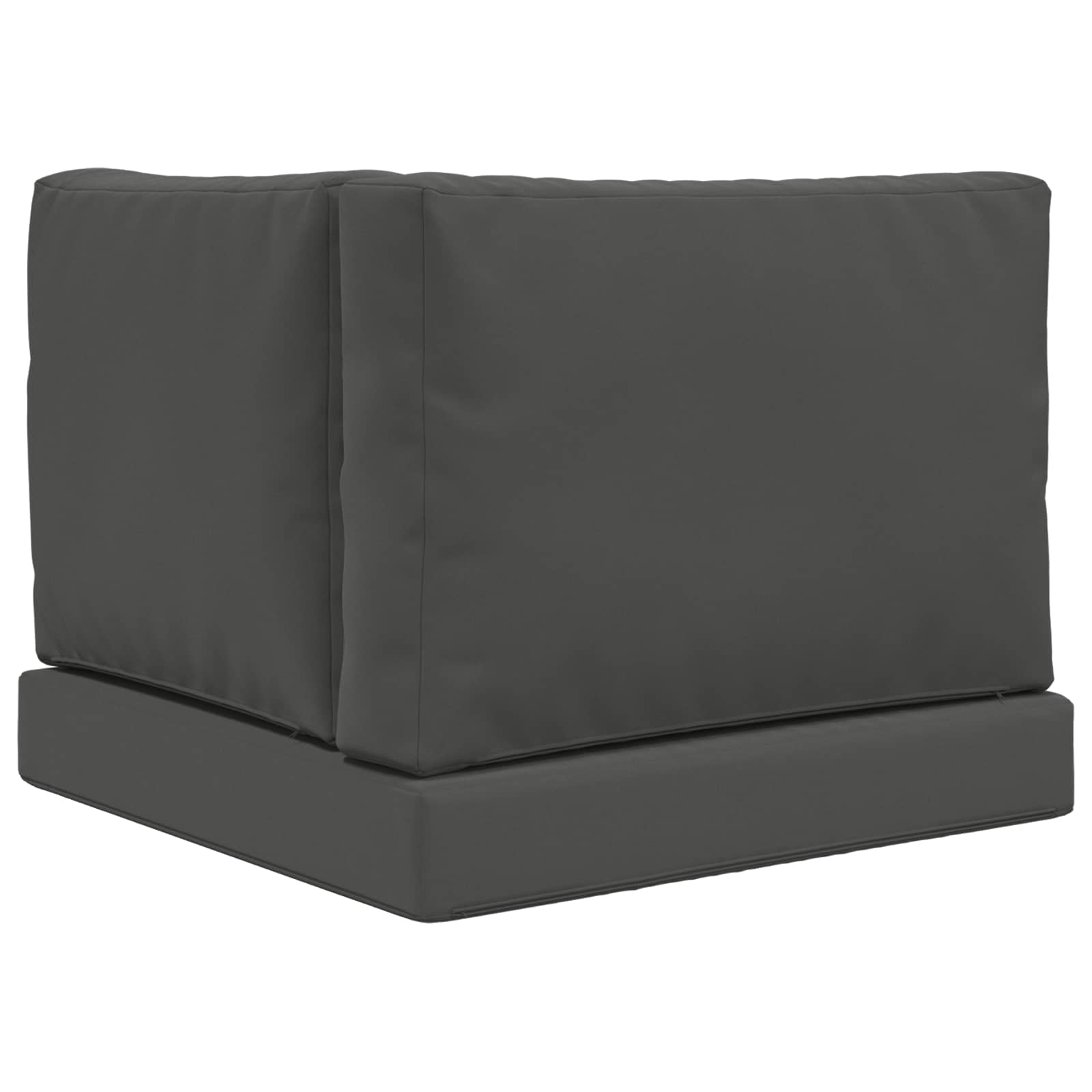 Sofakissen für draußen Polyester Anthrazit 60 x 60 cm