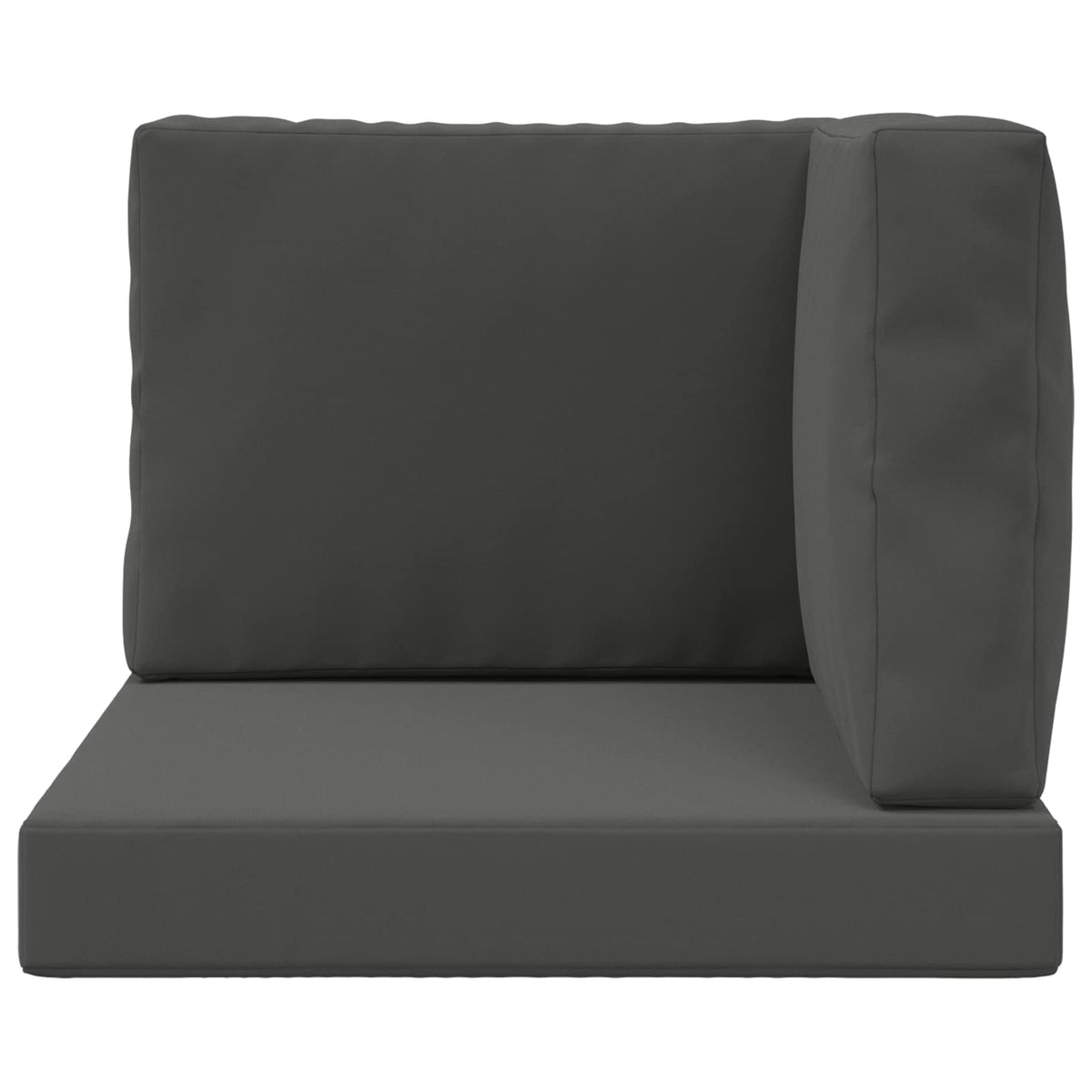 Sofakissen für draußen Polyester Anthrazit 60 x 60 cm