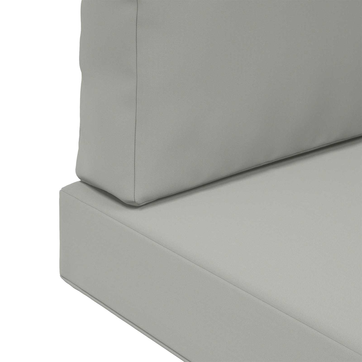 Sofakissen für draußen Polyester Grau 60 x 60 cm