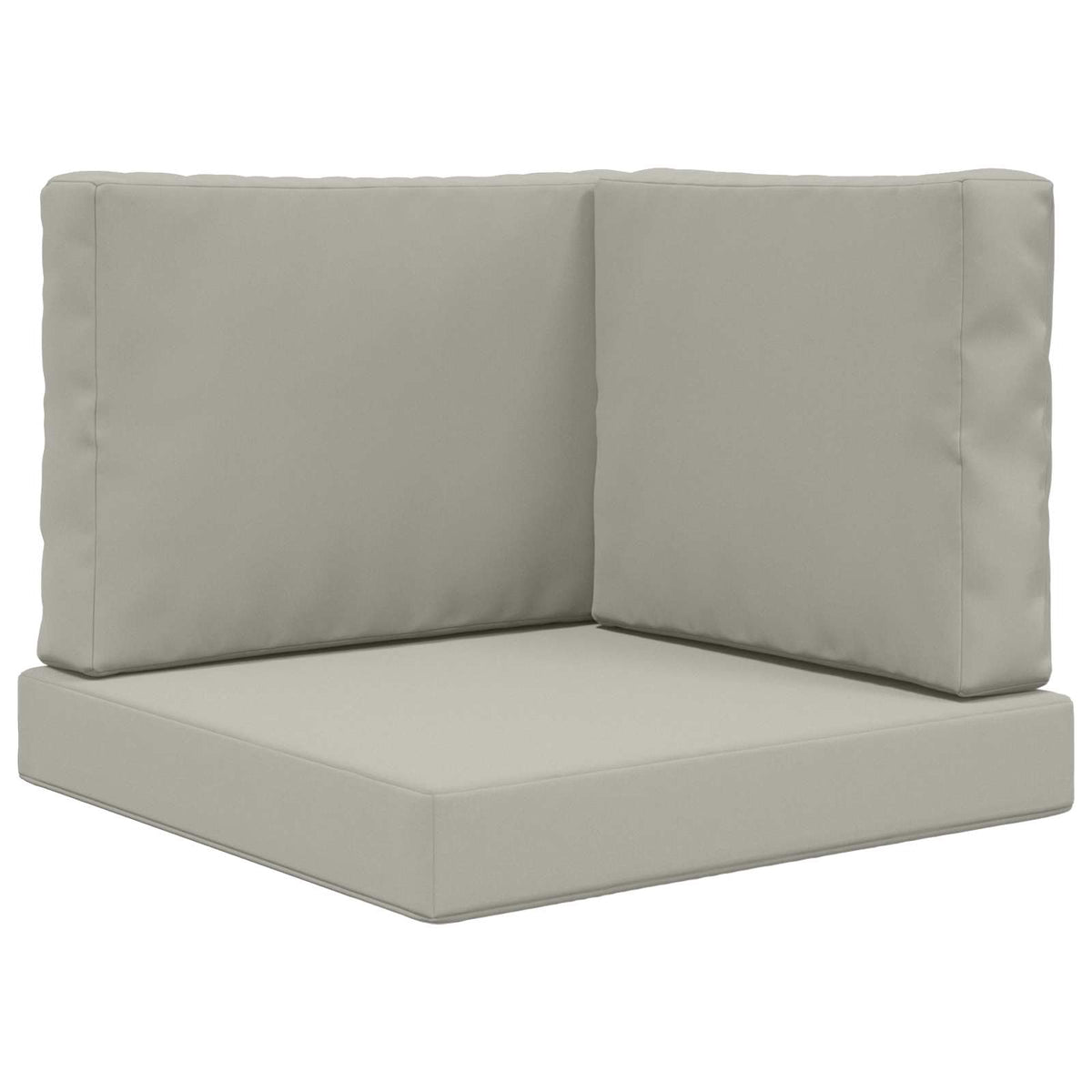 Sofakissen für draußen Polyester Grau 60 x 60 cm