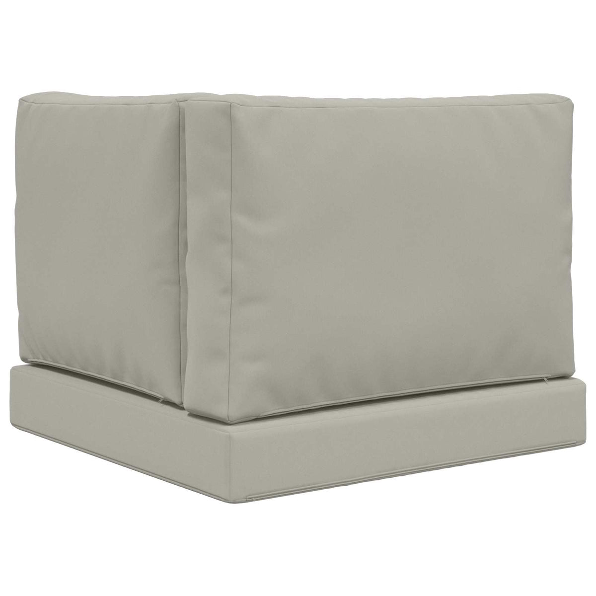 Sofakissen für draußen Polyester Grau 60 x 60 cm