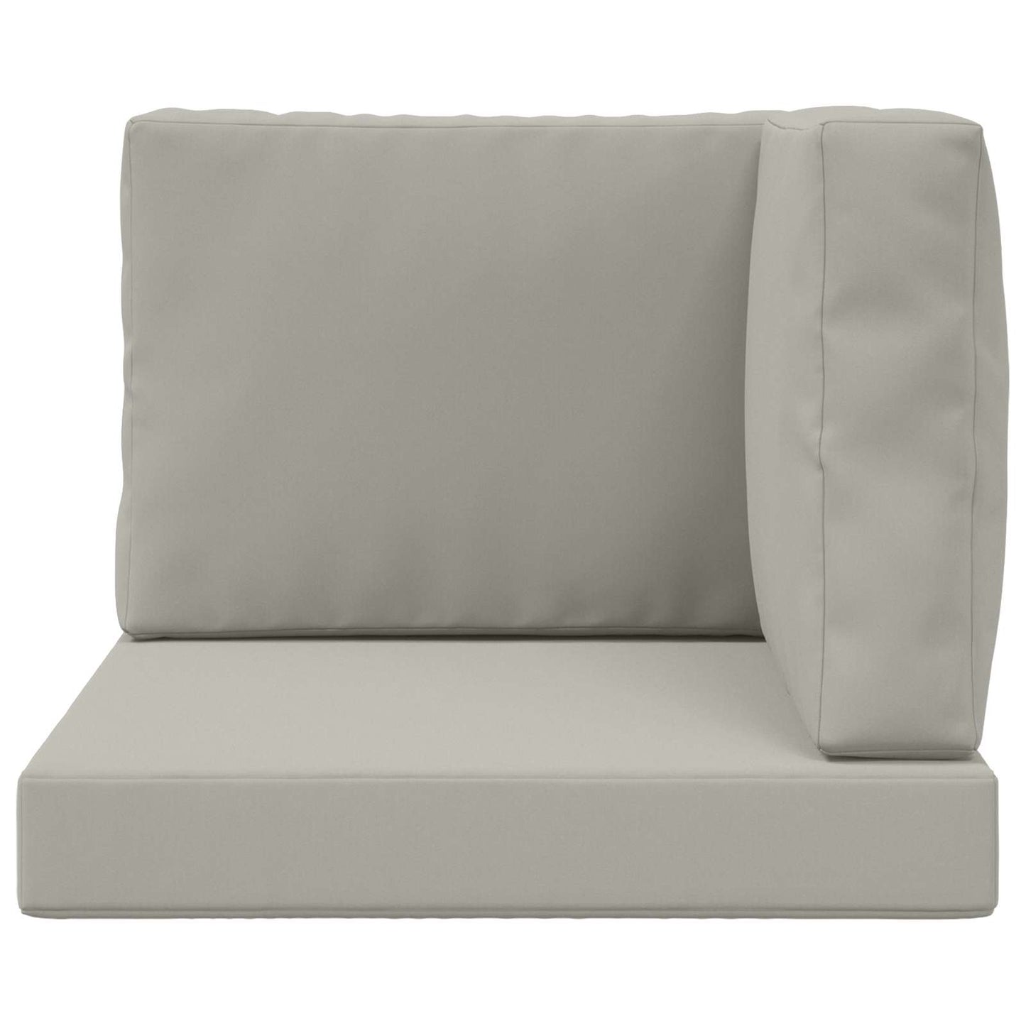 Sofakissen für draußen Polyester Grau 60 x 60 cm