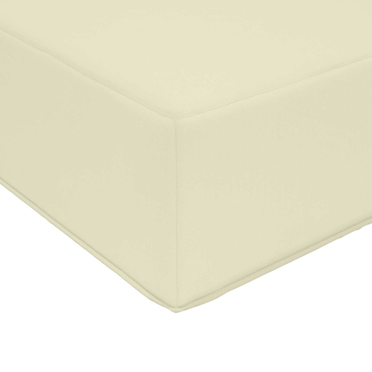 Sofakissen für draußen Polyester Creme 60 x 60 cm