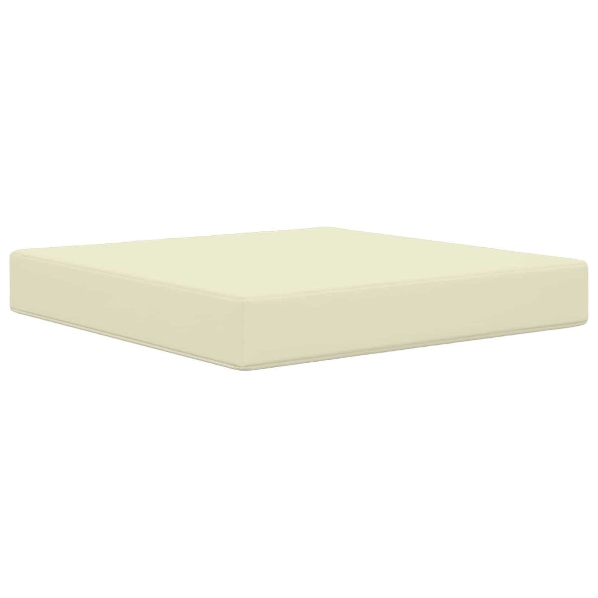 Sofakissen für draußen Polyester Creme 60 x 60 cm