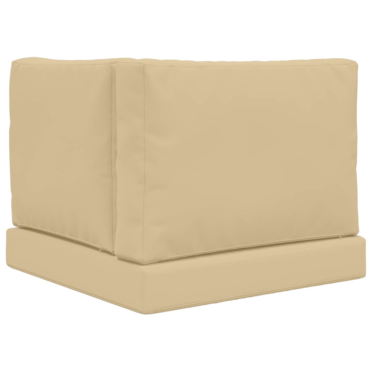 Sofakissen für draußen Polyester Beige 60 x 60 cm