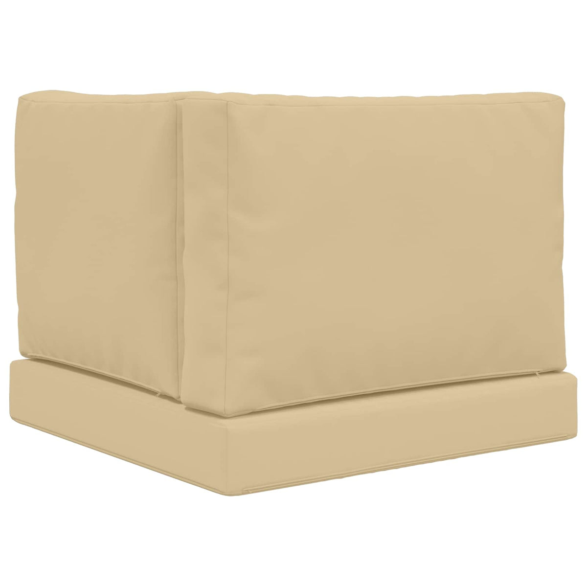 Sofakissen für draußen Polyester Beige 60 x 60 cm