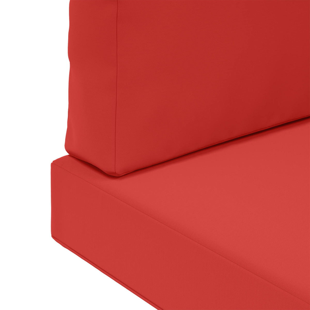 Sofakissen für draußen Polyester Rot 60 x 60 cm