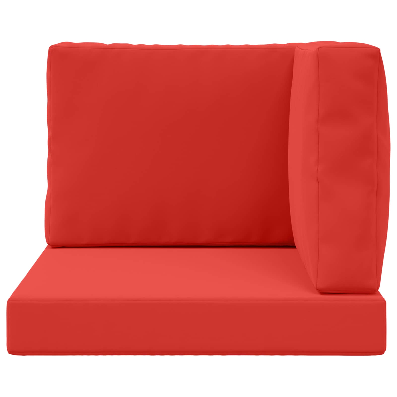 Sofakissen für draußen Polyester Rot 60 x 60 cm