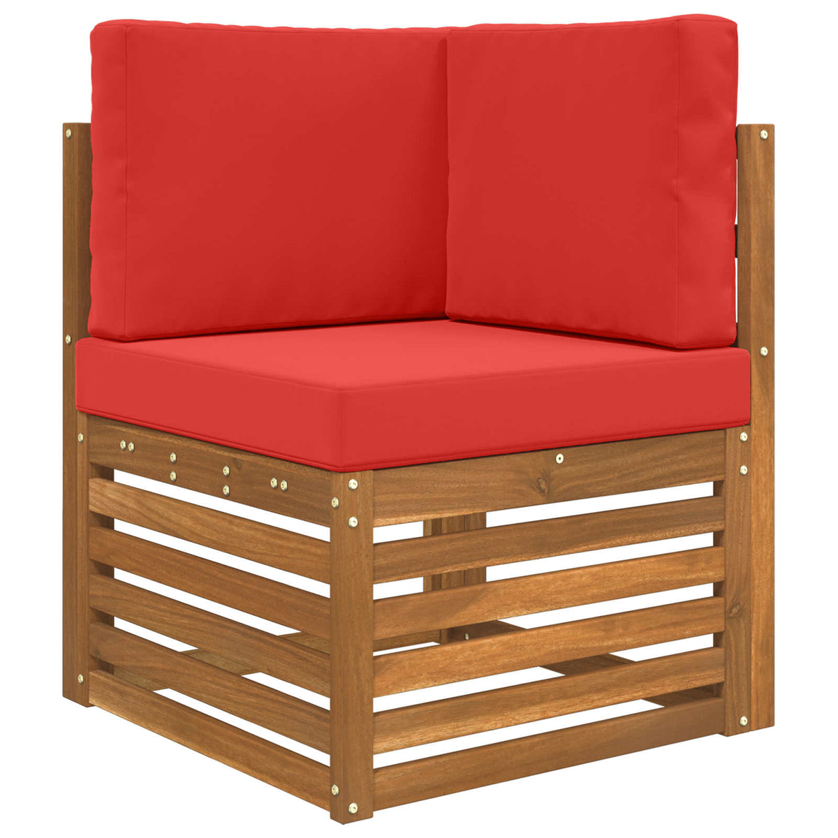 Sofakissen für draußen Polyester Rot 60 x 60 cm