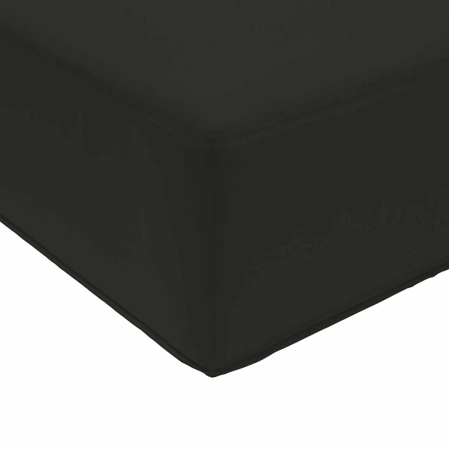 Sofakissen für draußen Polyester Schwarz 60 x 60 cm