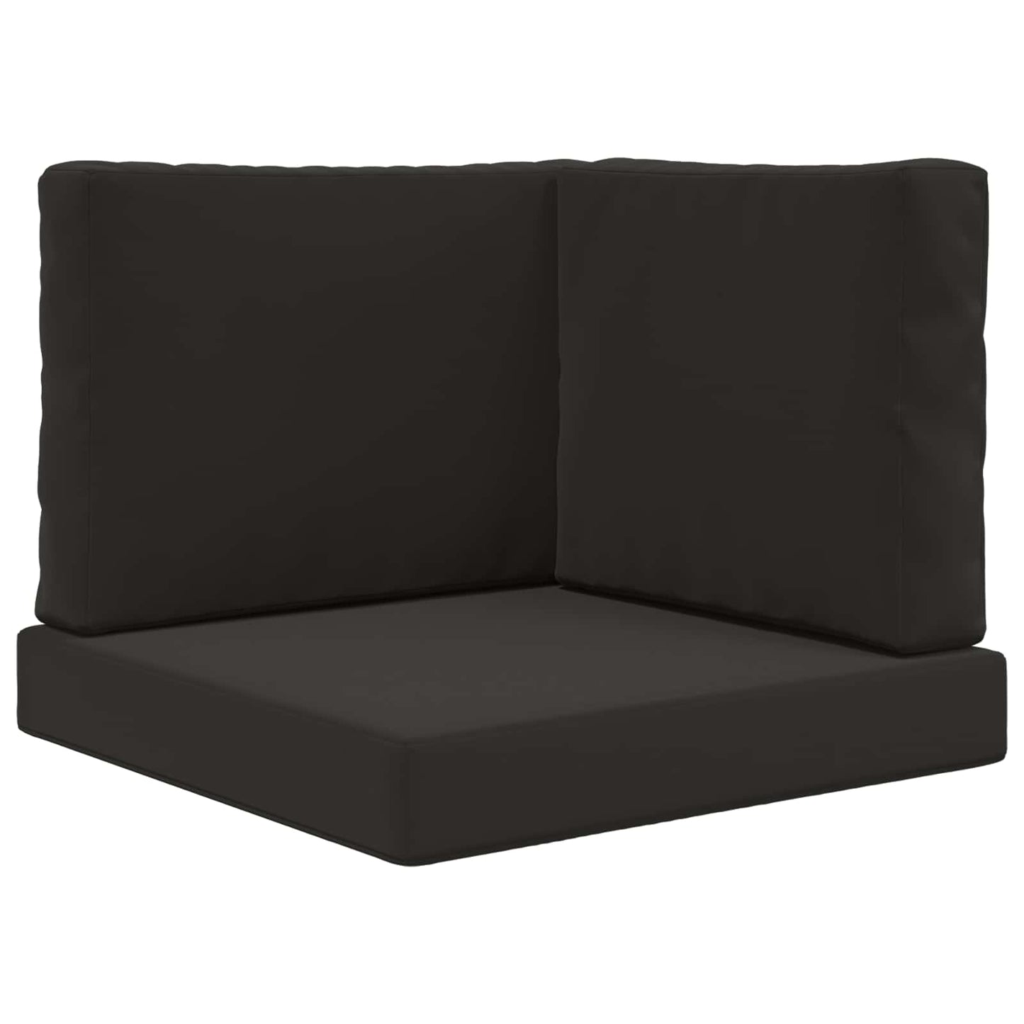 Sofakissen für draußen Polyester Schwarz 60 x 60 cm