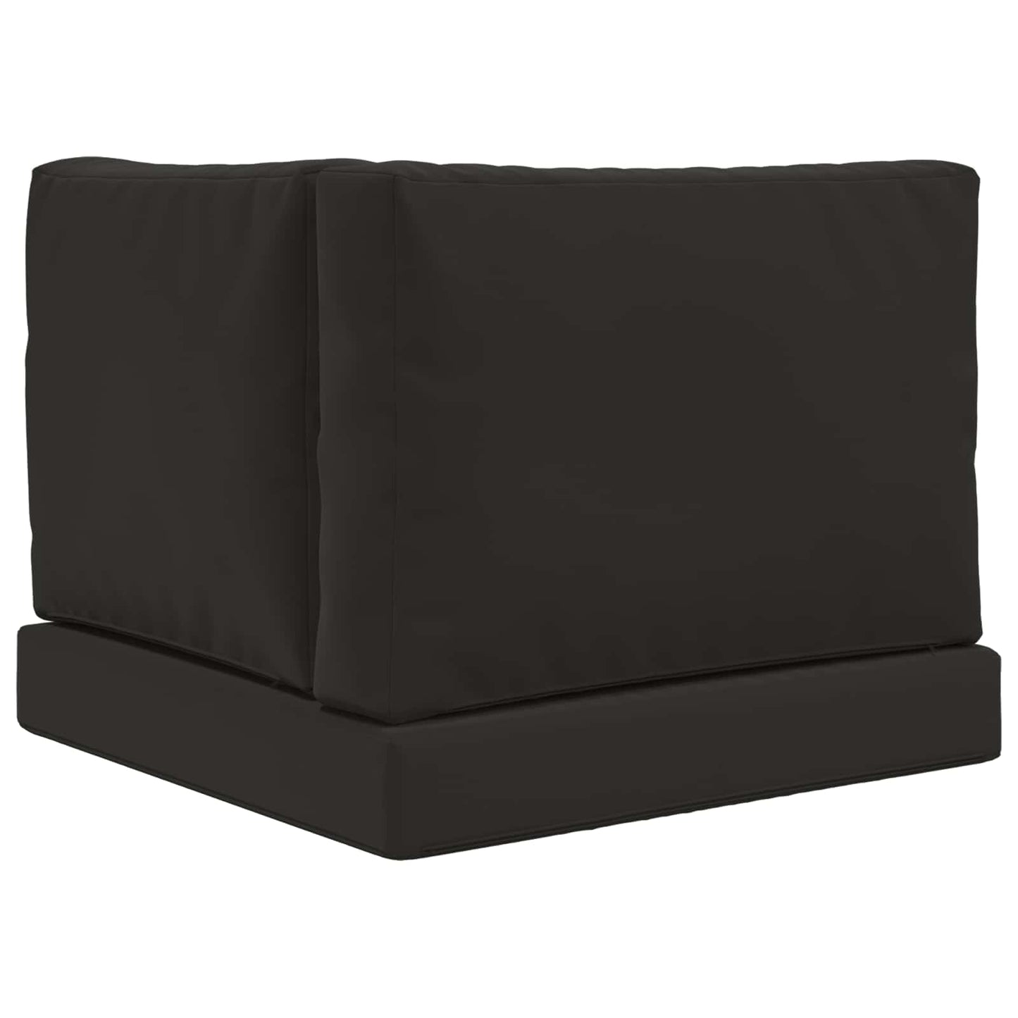 Sofakissen für draußen Polyester Schwarz 60 x 60 cm
