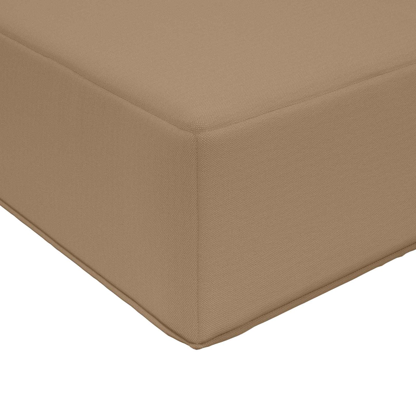 Sofakissen für draußen Polyester Taupe 60 x 60 cm
