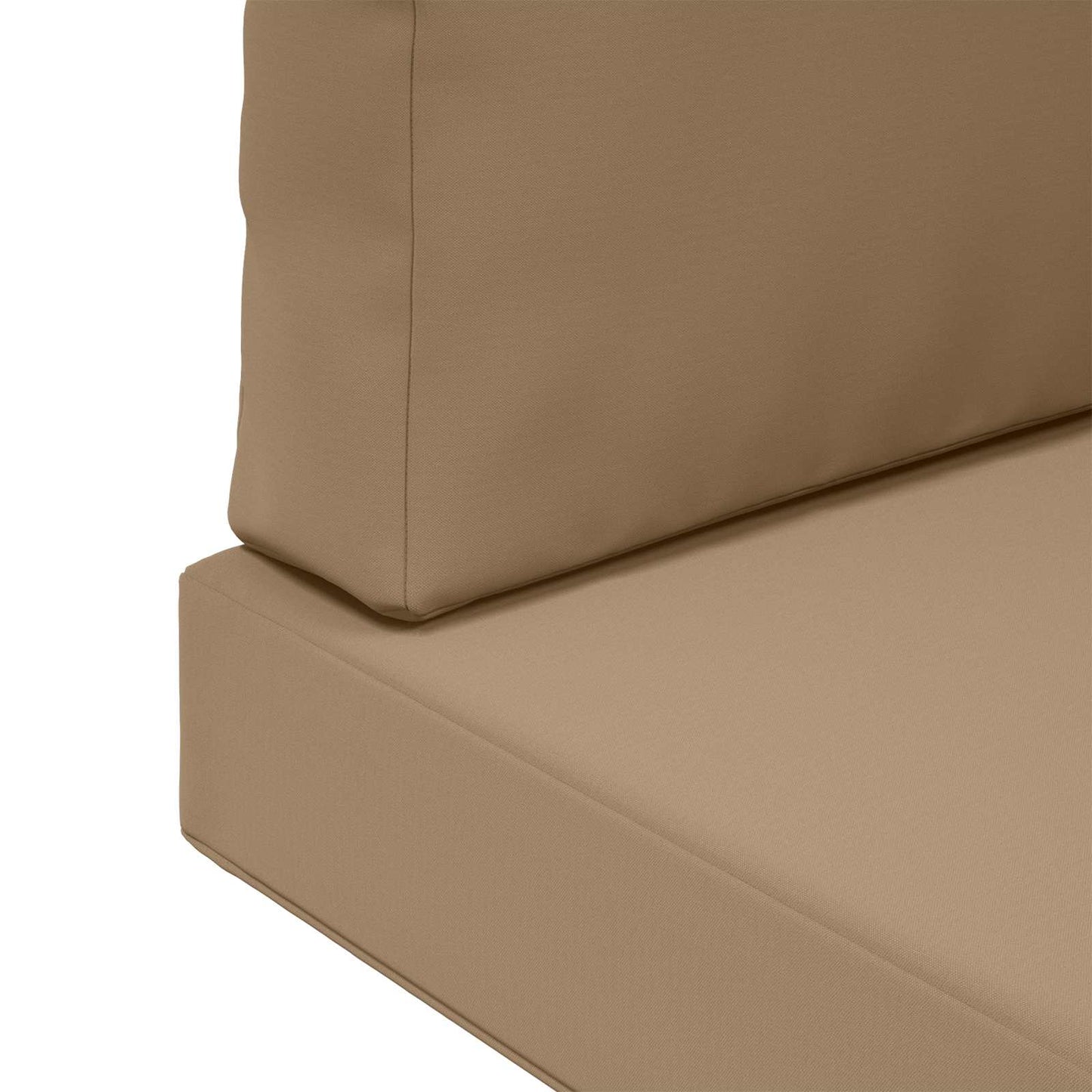 Sofakissen für draußen Polyester Taupe 60 x 60 cm