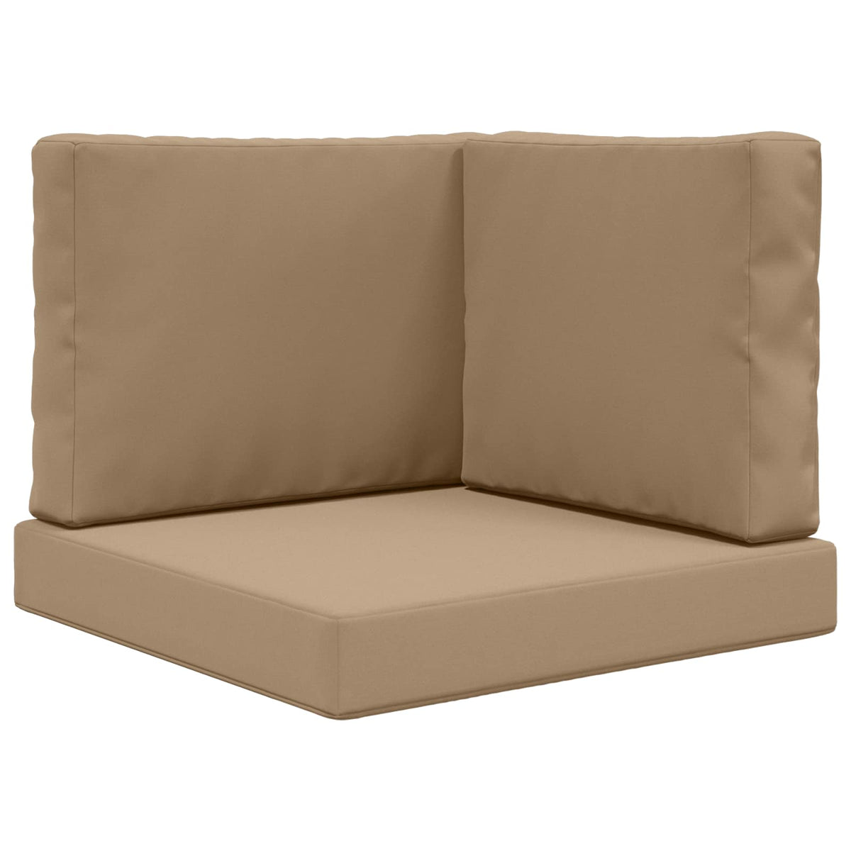 Sofakissen für draußen Polyester Taupe 60 x 60 cm