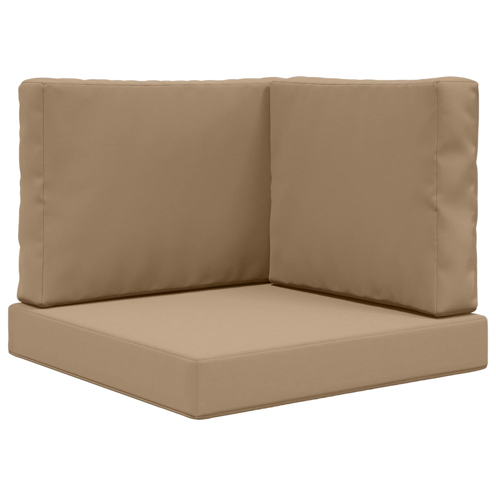 Sofakissen für draußen Polyester Taupe 60 x 60 cm