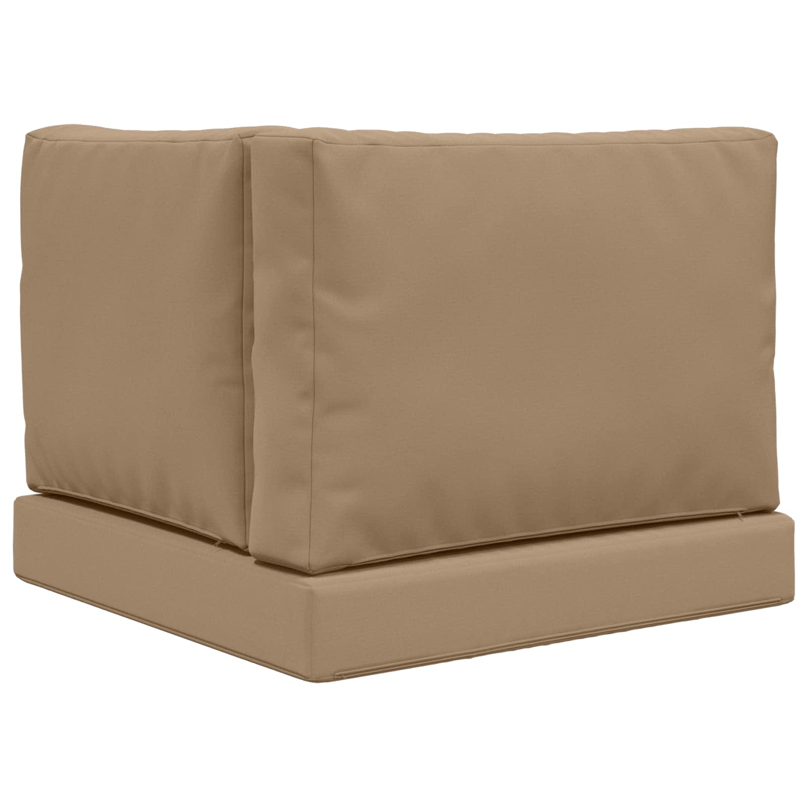 Sofakissen für draußen Polyester Taupe 60 x 60 cm