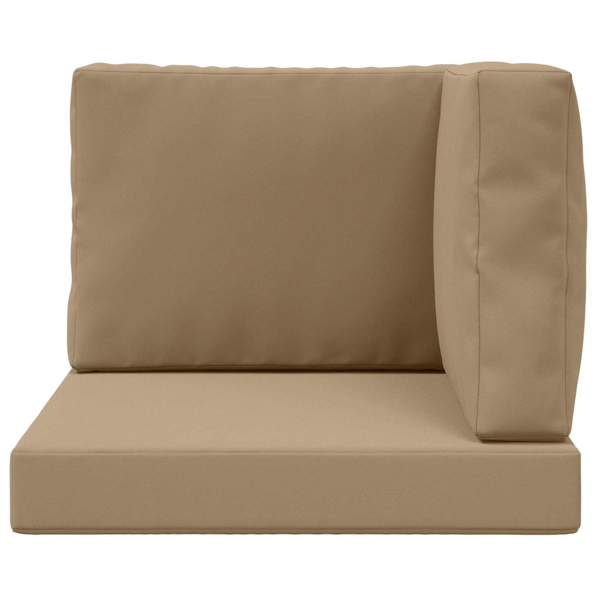 Sofakissen für draußen Polyester Taupe 60 x 60 cm