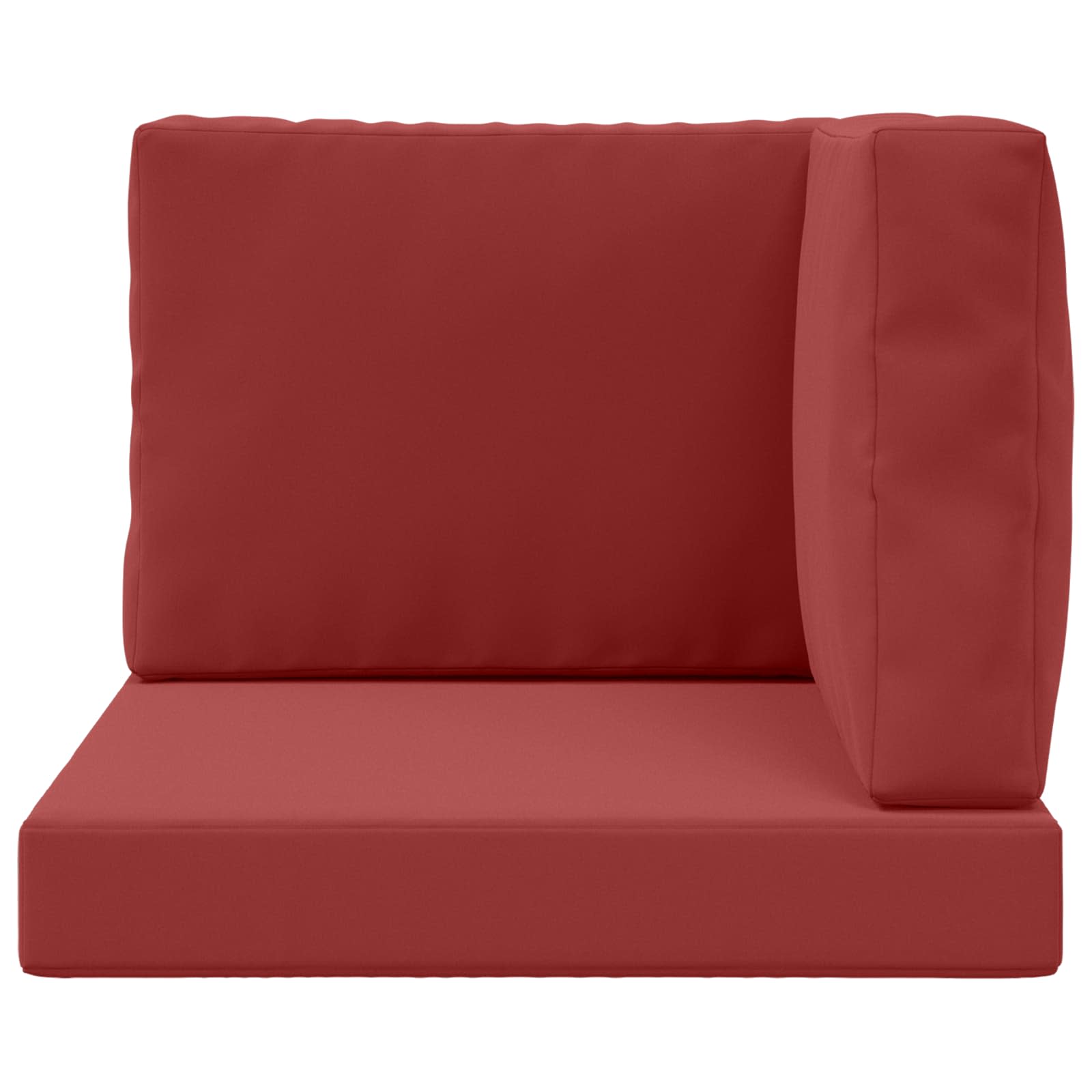 Sofakissen für draußen Polyester Weinrot 60 x 60 cm