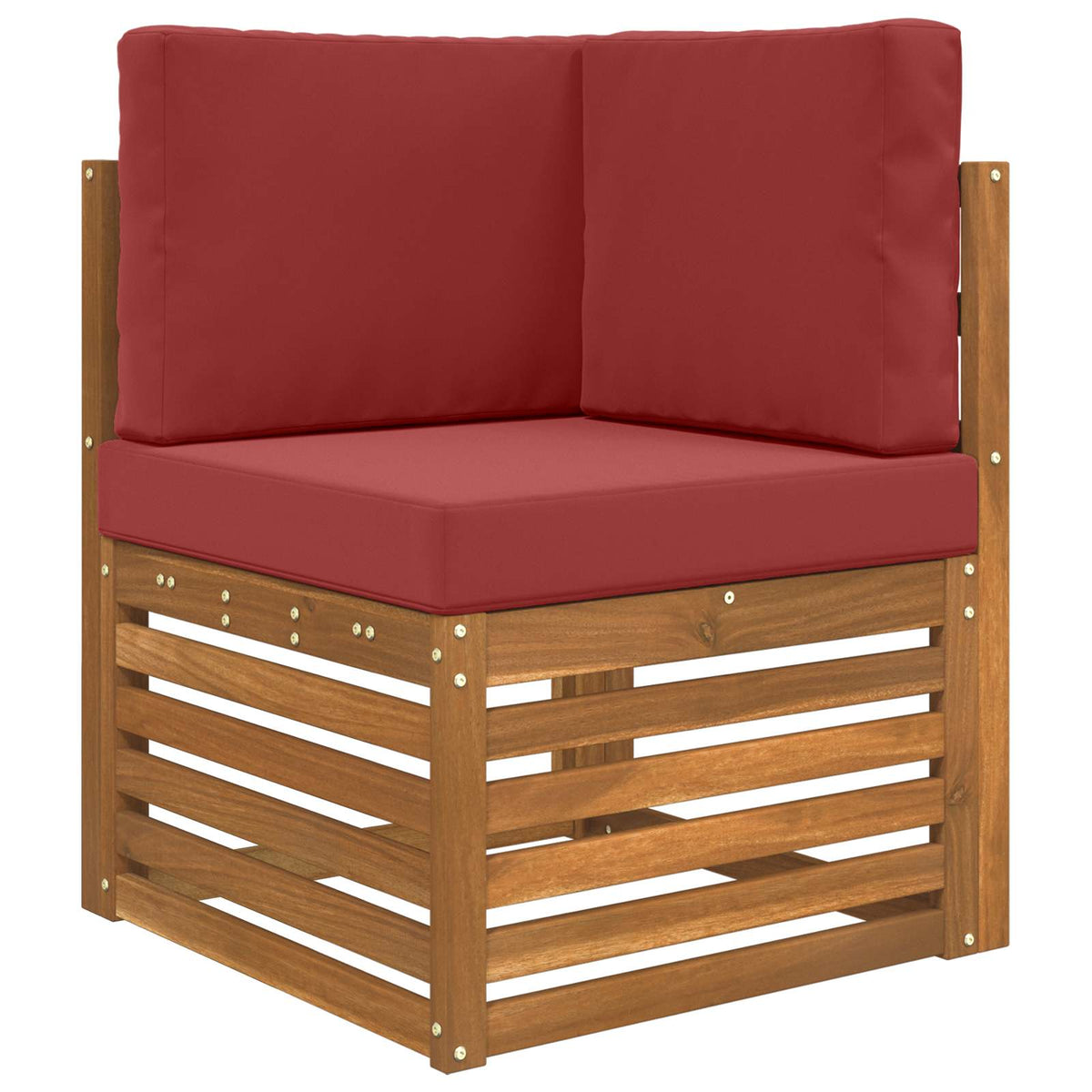 Sofakissen für draußen Polyester Weinrot 60 x 60 cm