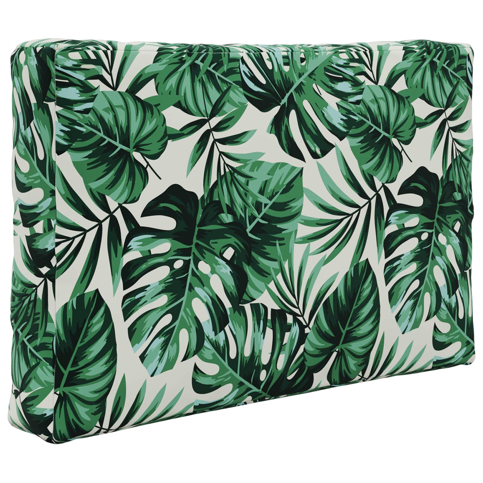 Sofakissen für draußen Polyester Blattmuster 60 x 60 cm