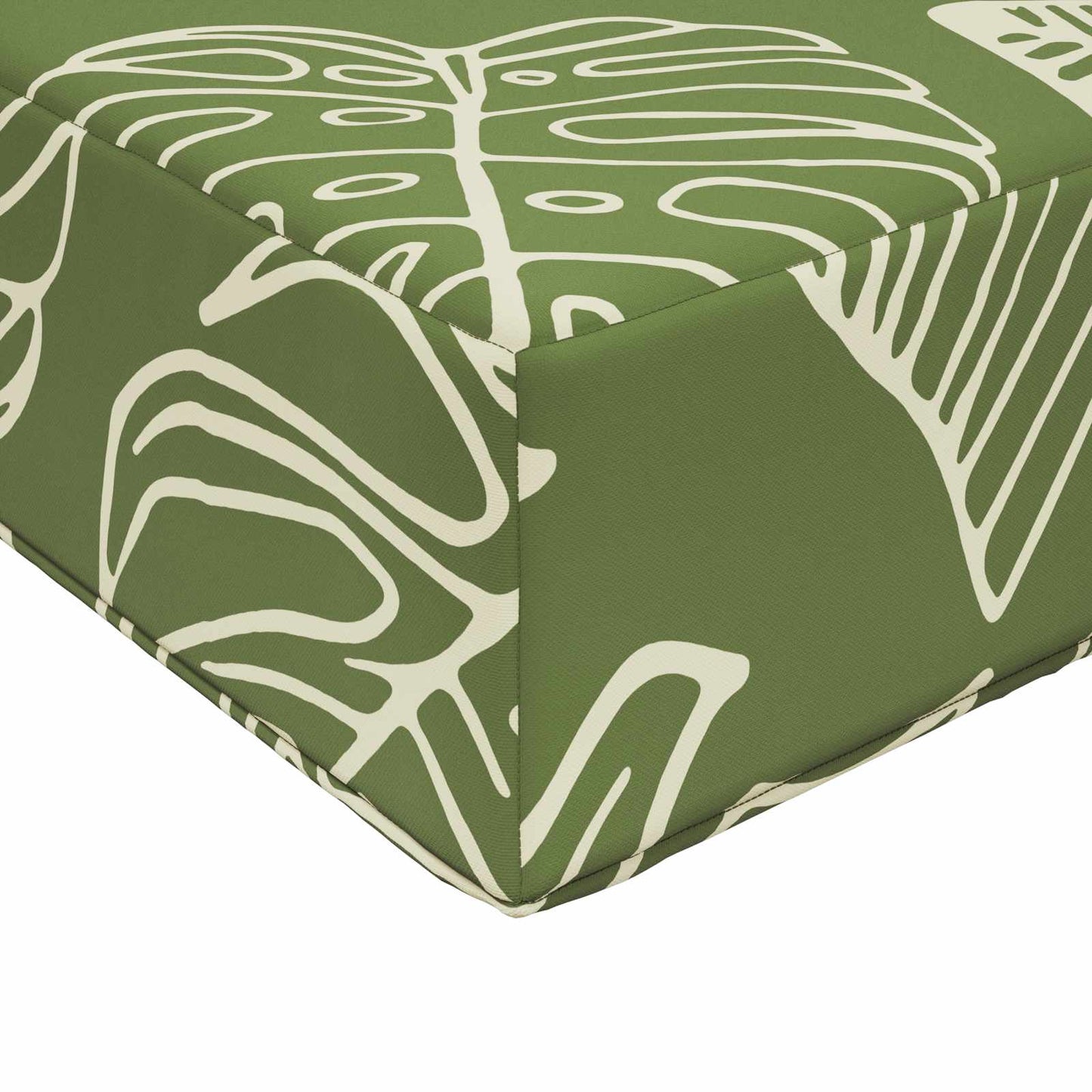 Sofakissen für draußen Polyester Blattdesign 60 x 60 cm