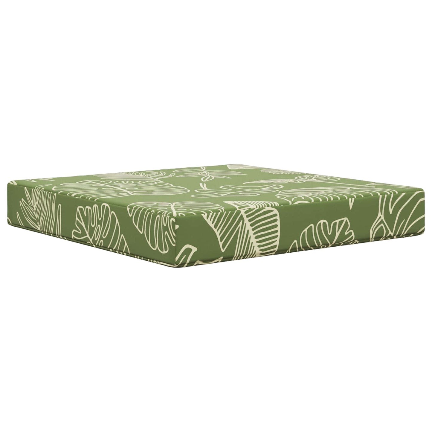 Sofakissen für draußen Polyester Blattdesign 60 x 60 cm