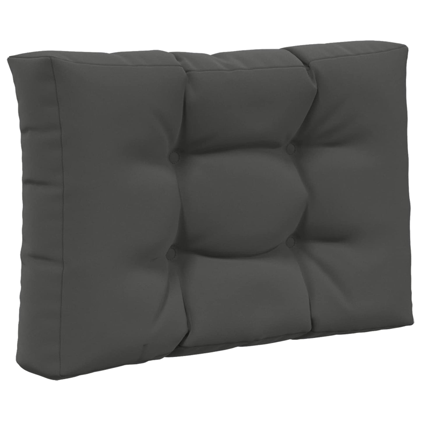 Sofakissen für draußen Polyester Anthrazit 60 x 60 cm