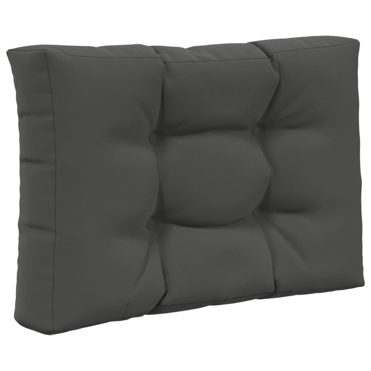Sofakissen für draußen Polyester Anthrazit 60 x 60 cm