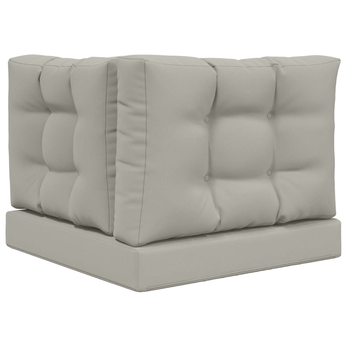 Sofakissen für draußen Polyester Grau 60 x 60 cm