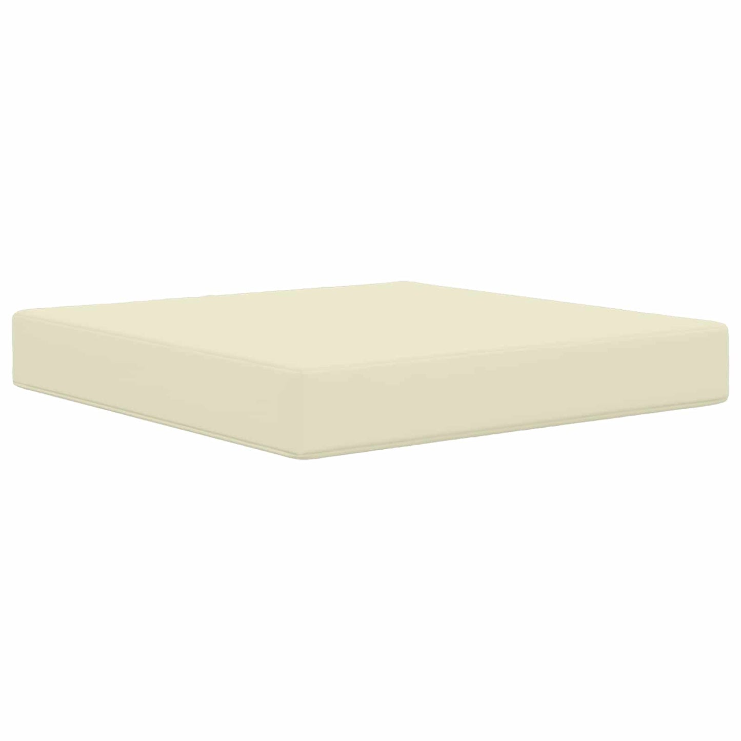 Sofakissen für draußen Polyester Creme 60 x 60 cm