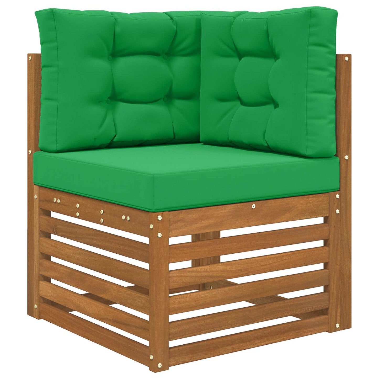 Sofakissen für draußen Polyester Grün 60 x 60 cm