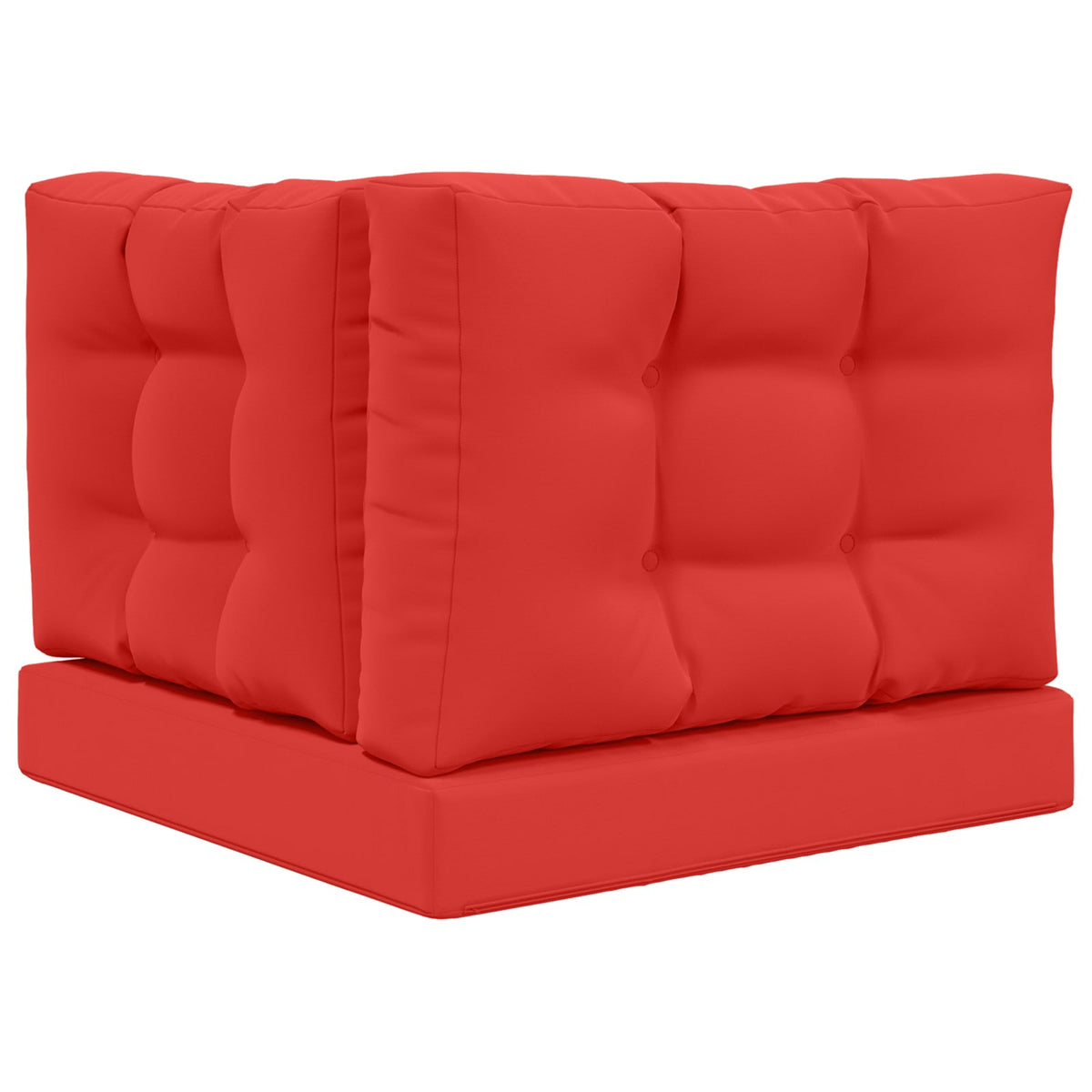 Sofakissen für draußen Polyester Rot 60 x 60 cm