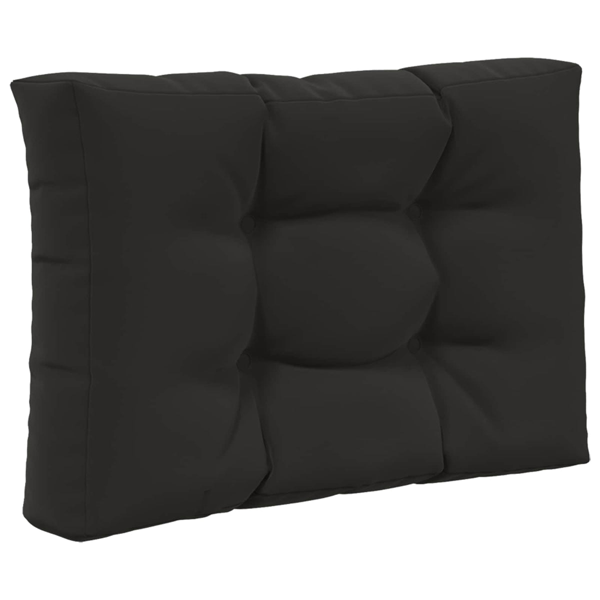 Sofakissen für draußen Polyester Schwarz 60 x 60 cm