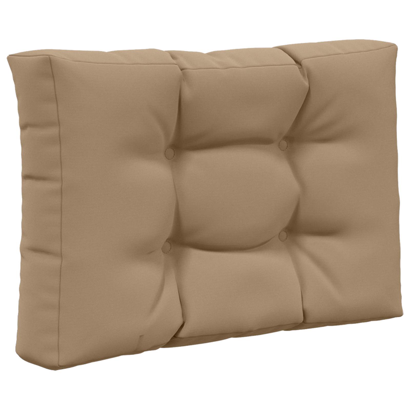 Sofakissen für draußen Polyester Taupe 60 x 60 cm