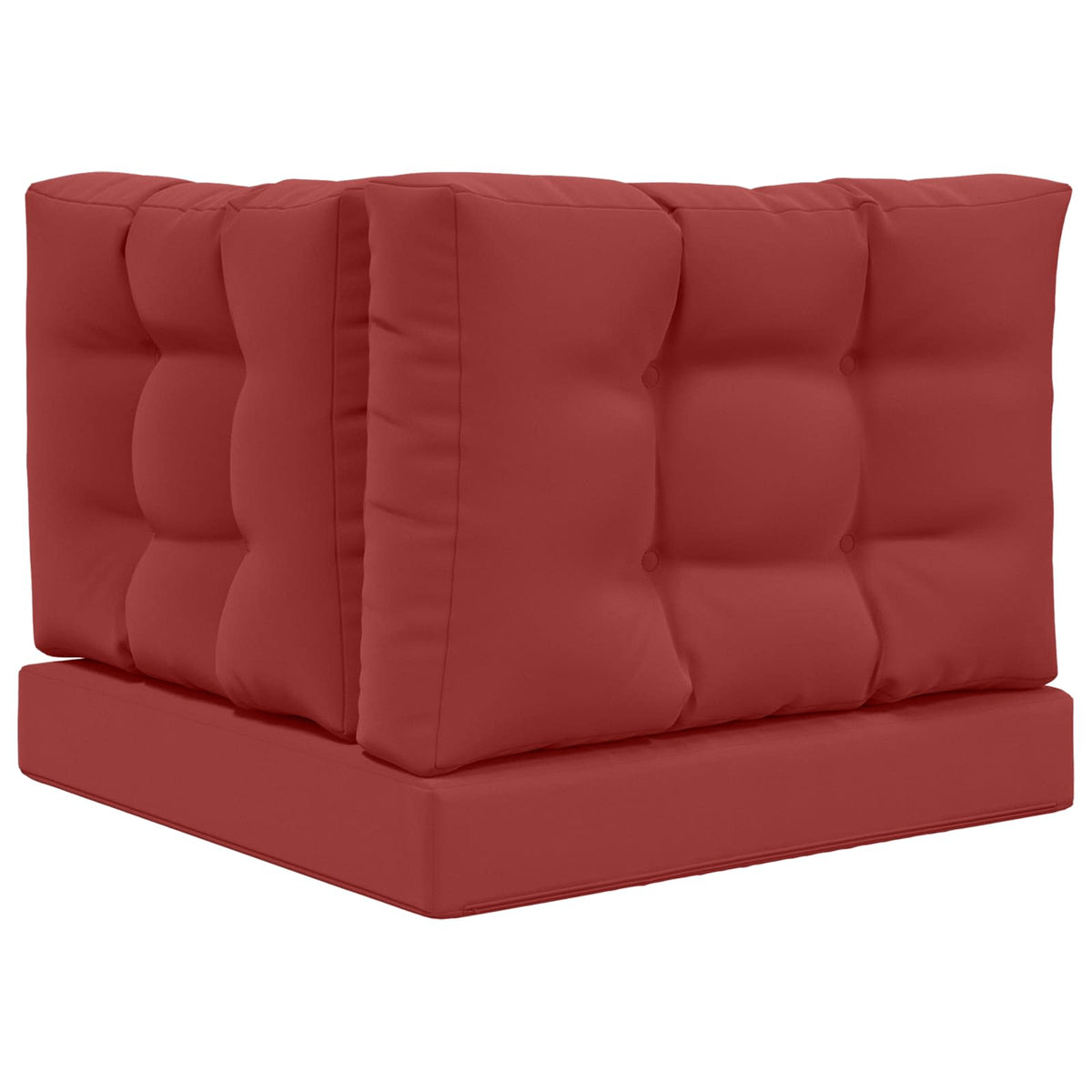 Sofakissen für draußen Polyester Weinrot 60 x 60 cm