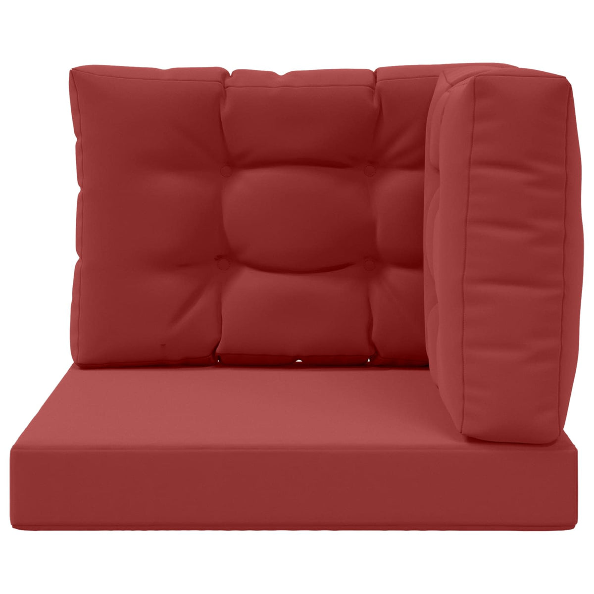 Sofakissen für draußen Polyester Weinrot 60 x 60 cm