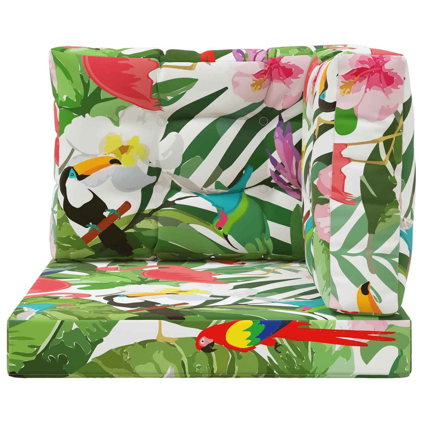 Sofakissen für draußen Polyester Bunt 60 x 60 cm