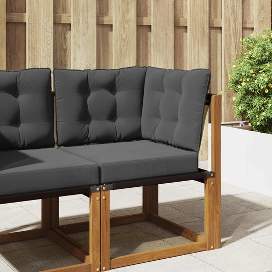 Sofakissen für draußen Polyester Anthrazit 50,5 x 50,5 cm
