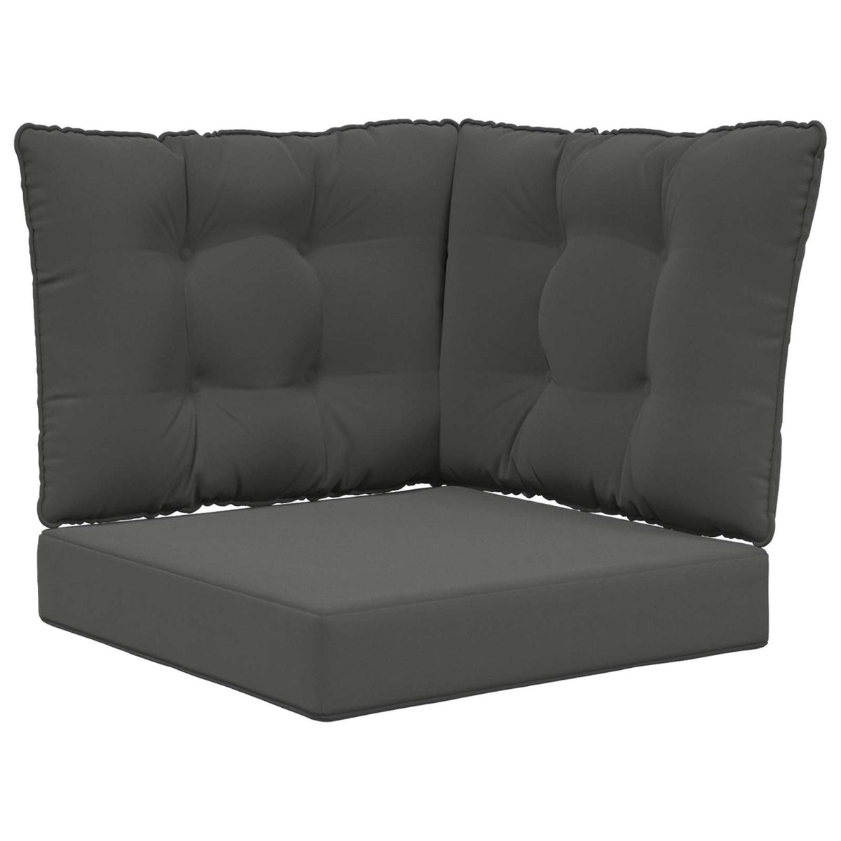 Sofakissen für draußen Polyester Anthrazit 50,5 x 50,5 cm